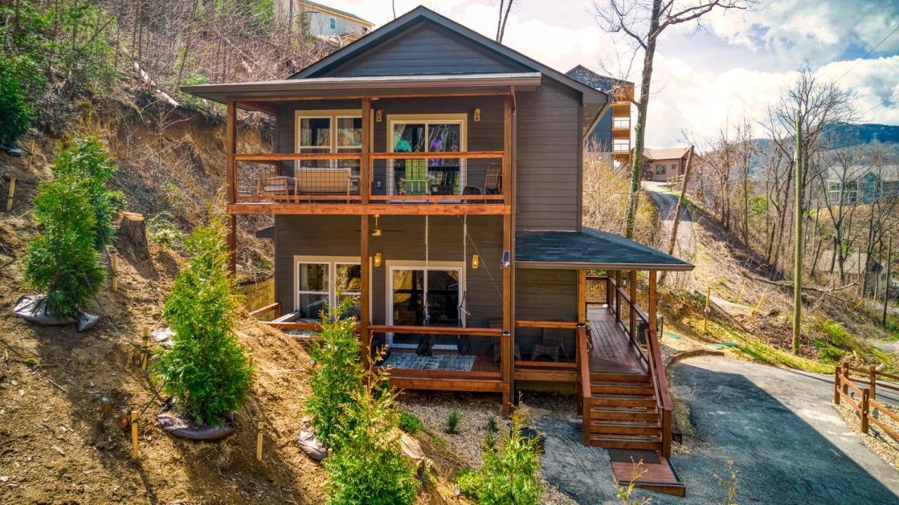 蓋特林堡Mins To Gburg Sleeps 8 Hot Tub Arcade Area Pool别墅 外观 照片